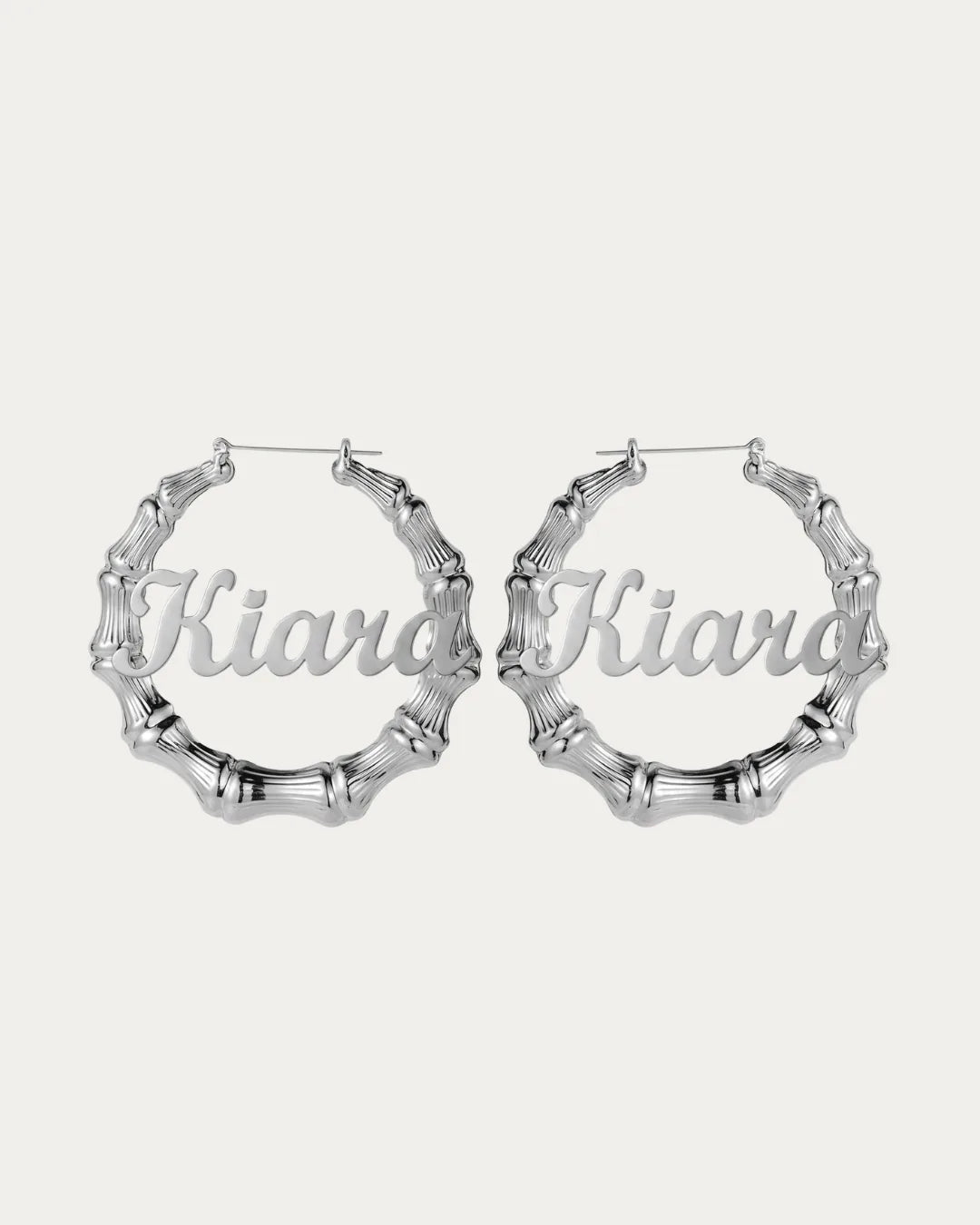 Anastasia Bamboo Hoop Earrings Iconic