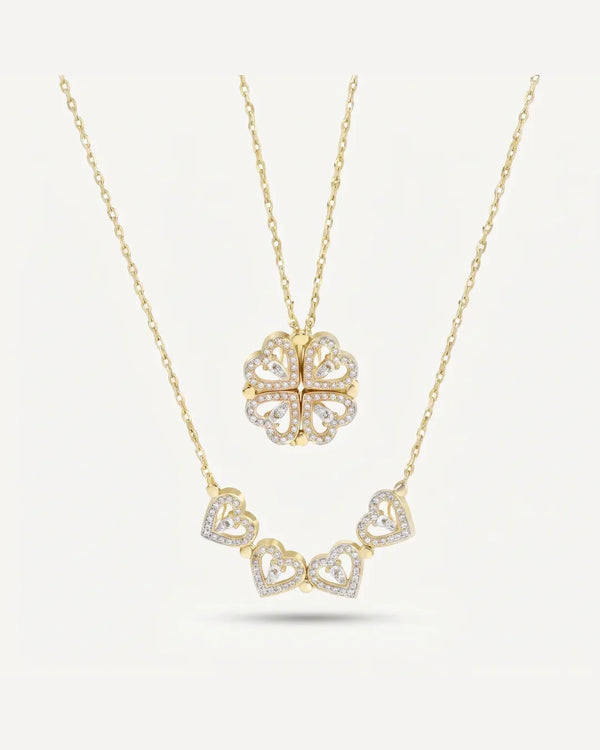 Evangeline Lucky Clover Necklace Charm