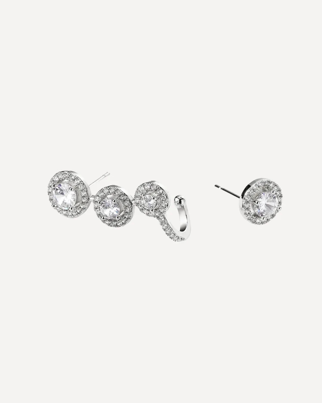 Elena Ear Cuff Stud Earrings