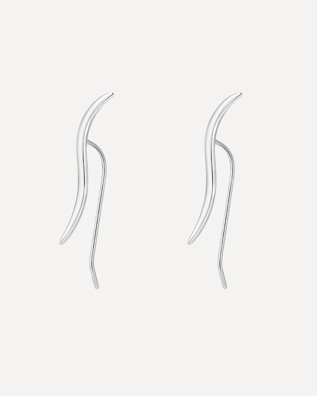 Genevieve Ear Climber Earrings Sleek
