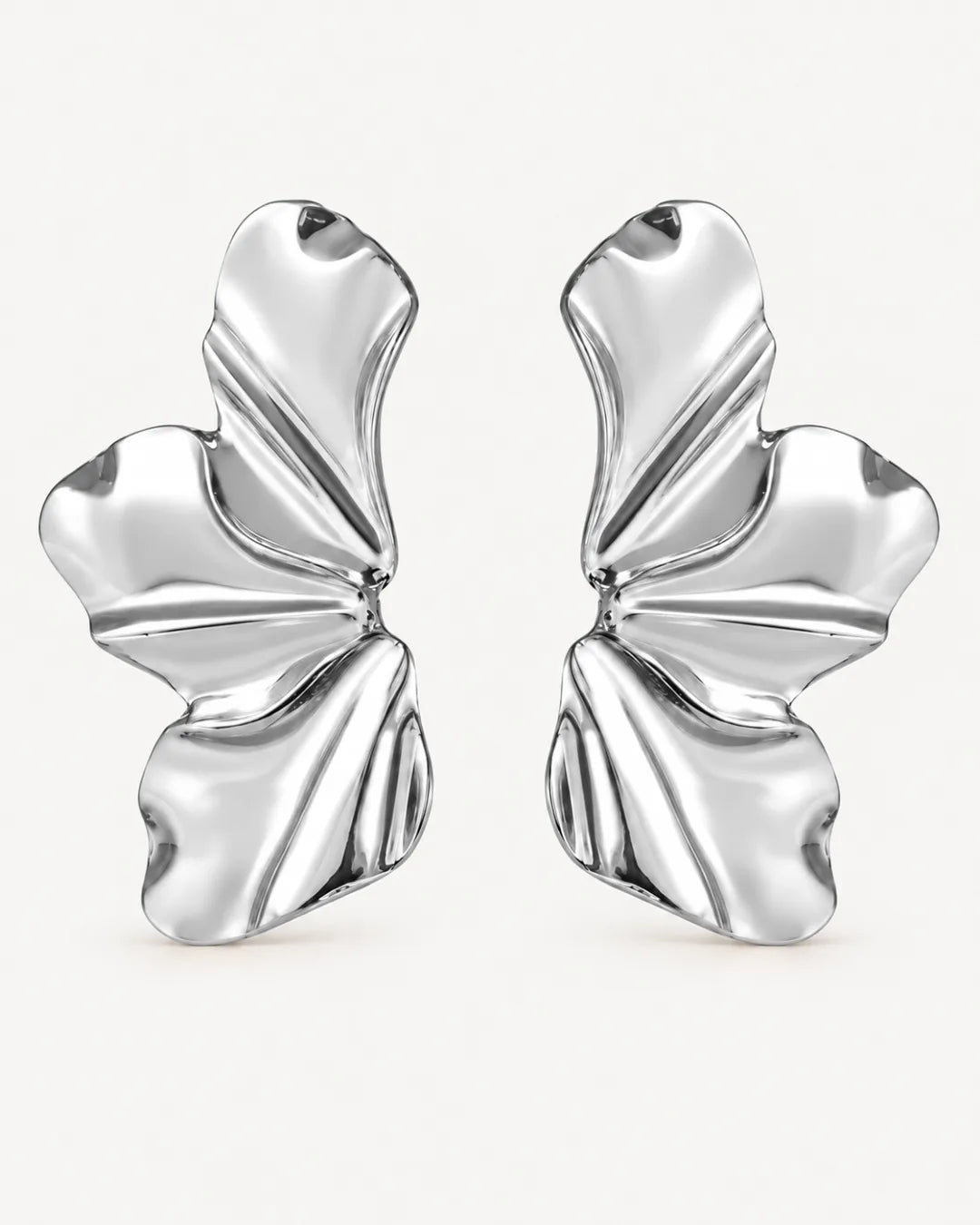 Florienne Petal Statement Earrings Muse