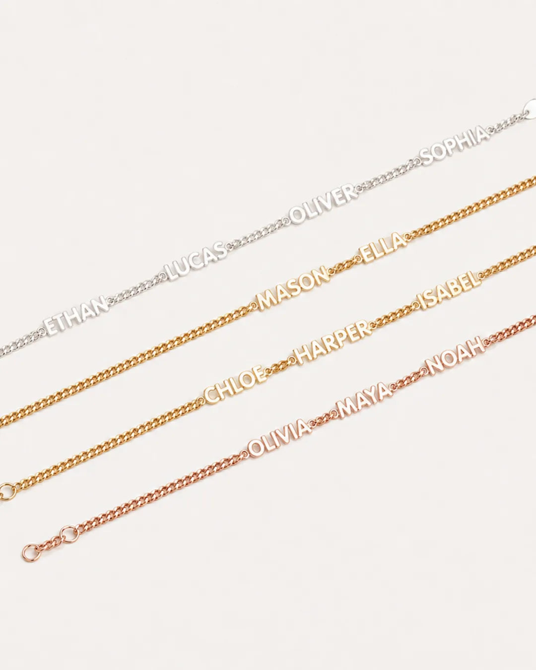 Valentina Personalized Multi-Name Bracelet Signature