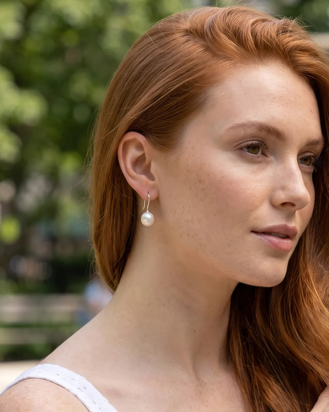 Isabella Pearl Drop Hook Earrings Grace