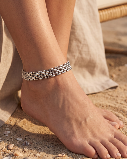 Marcella Chunky Chain Anklet Luxe