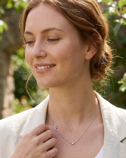 Isabeau Initial Necklace Signature