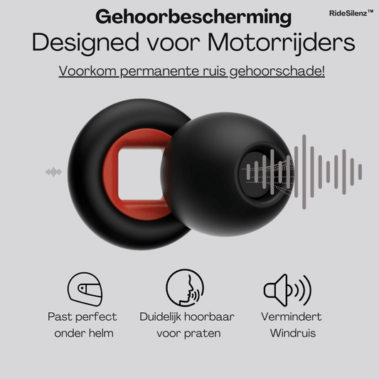 RideSilenz™ Oordoppen – Voorkom permanente ruis gehoorschade!