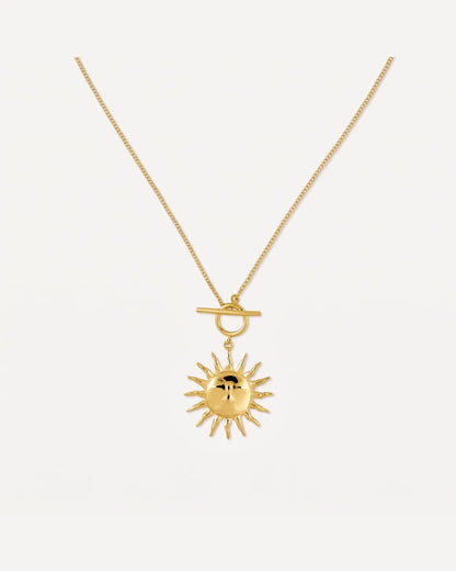 Solene Sun Pendant Necklace Radiance