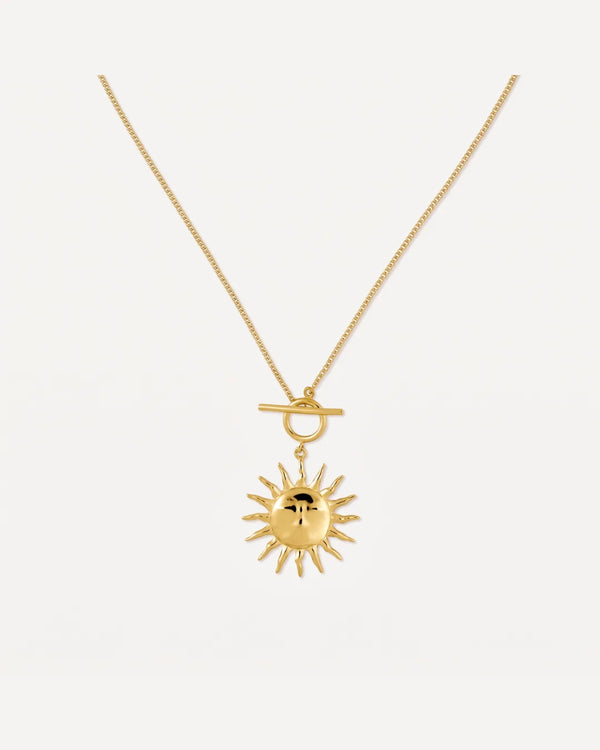 Solene Sun Pendant Necklace Radiance