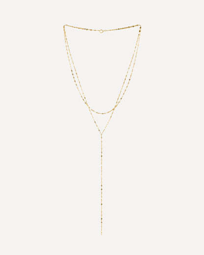 Odette Layered Y Necklace Elegant