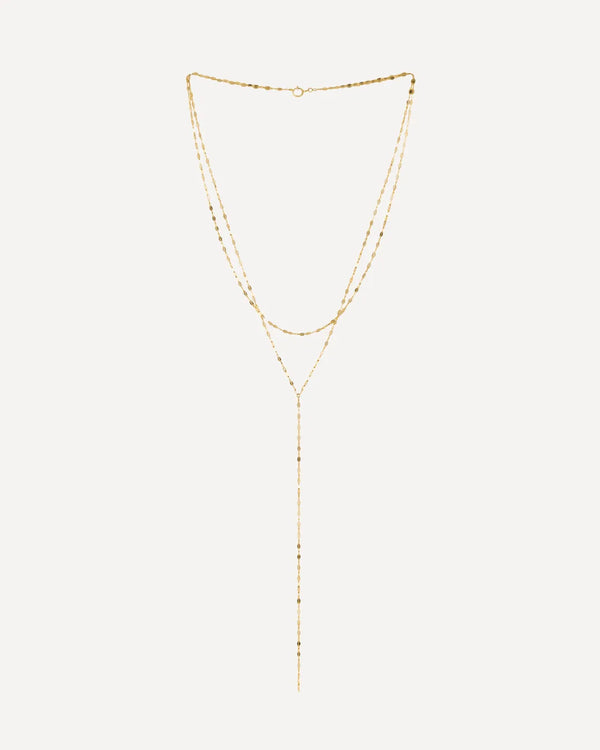 Odette Layered Y Necklace Elegant