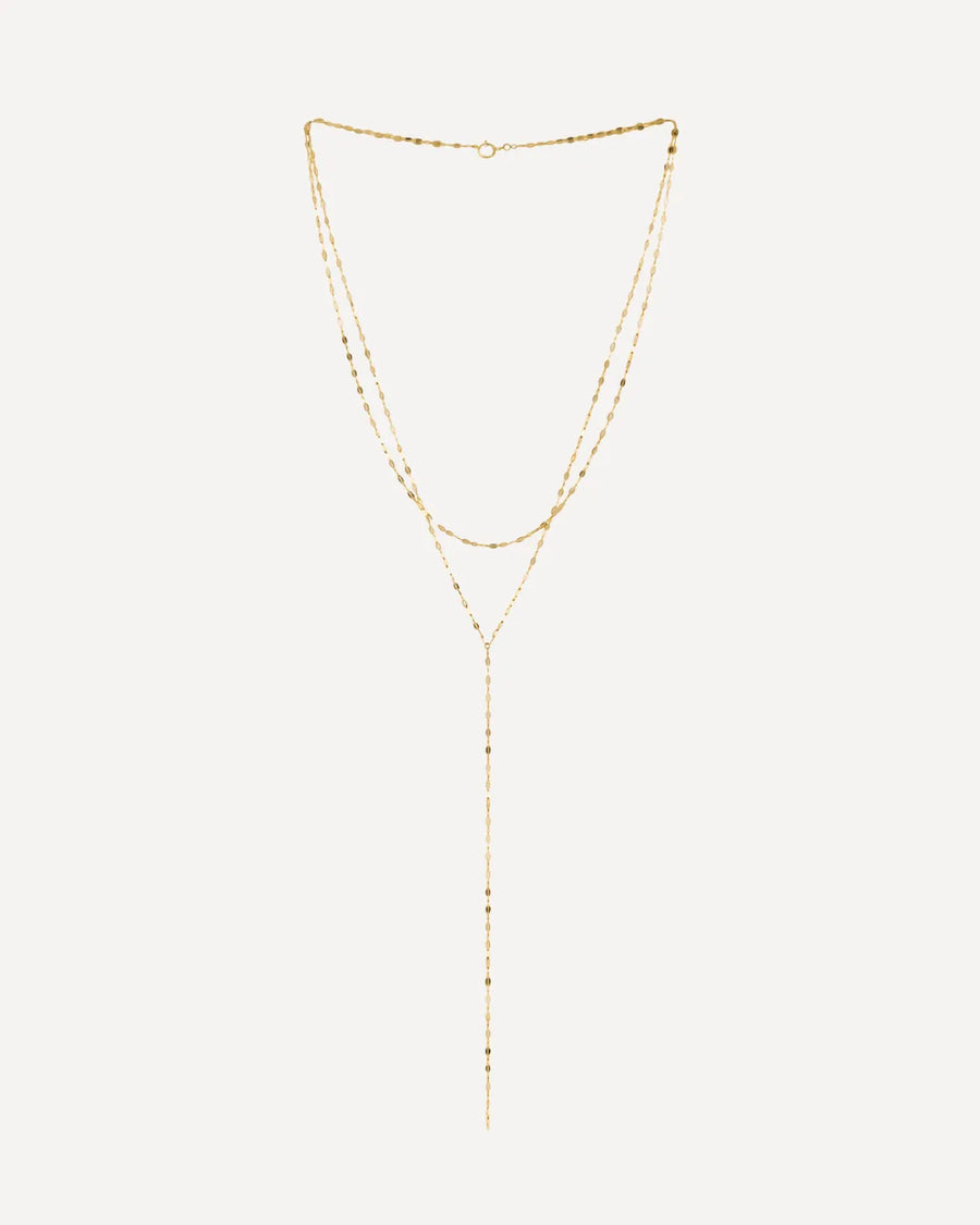 Odette Layered Y Necklace Elegant
