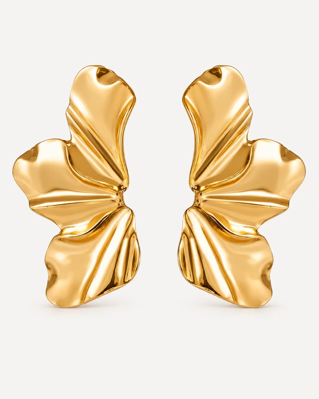 Florienne Petal Statement Earrings Muse