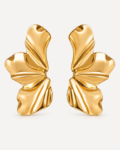 Florienne Petal Statement Earrings Muse