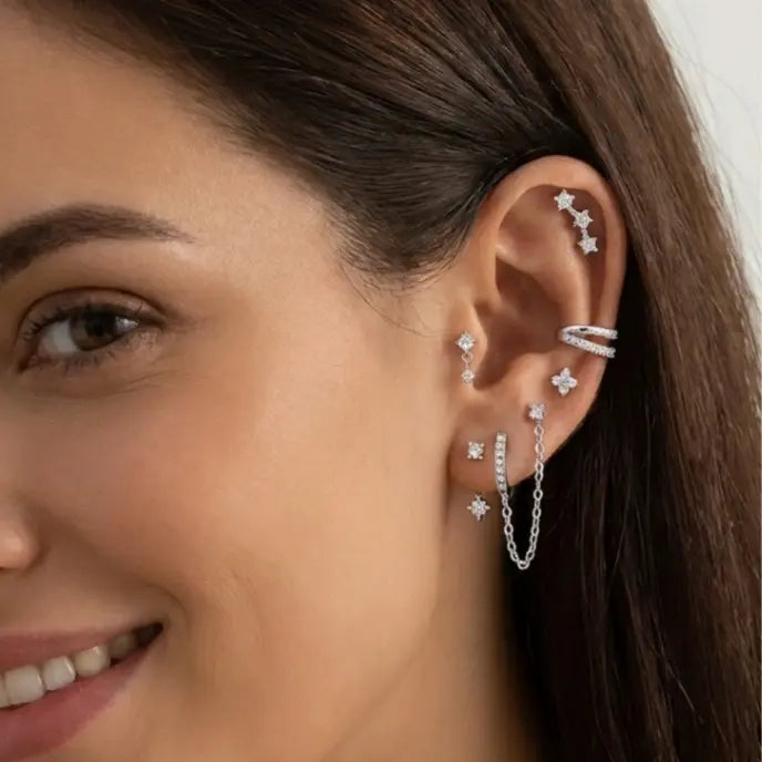 Estrella Celestial Earring 6 Piece Set Sparkle
