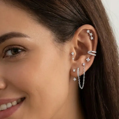 Estrella Celestial Earring 6 Piece Set Sparkle