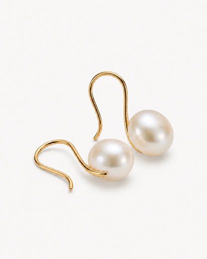 Isabella Pearl Drop Hook Earrings Grace