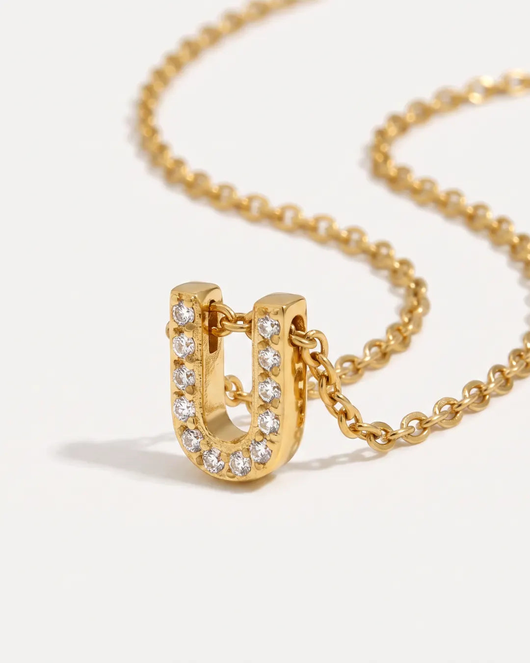 Aurelia Pavé Initial Necklace Brilliance