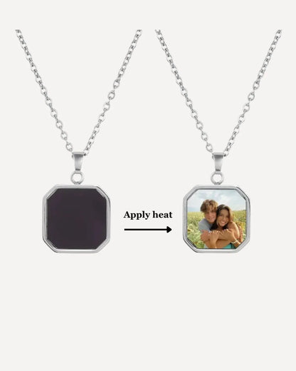 Evelina Custom Photo Necklace Cherish