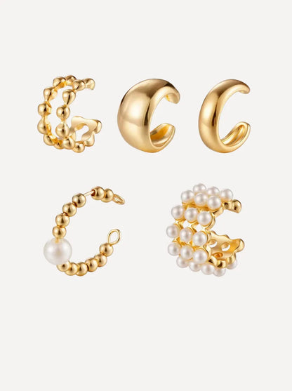 Maribel Ear Cuff Stack Set Luxe