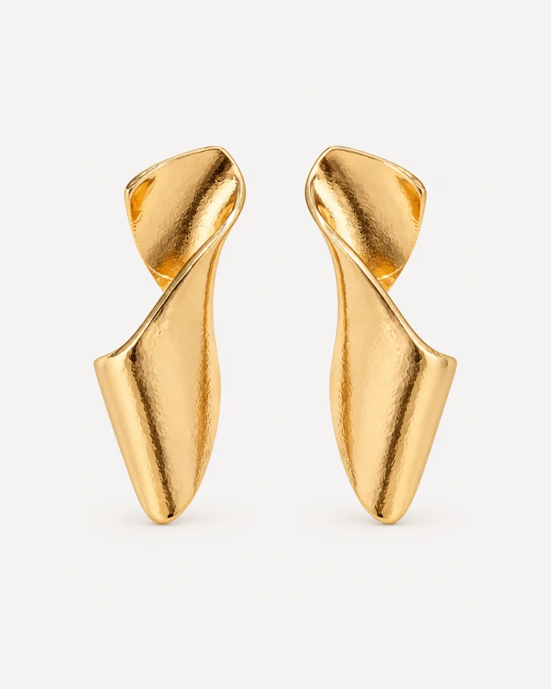 Valencia Sculptural Twist Statement Earrings