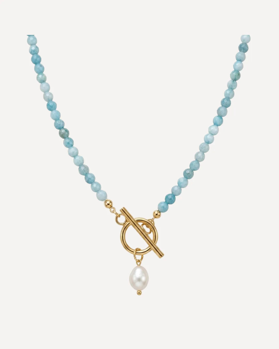 Mariselle Turquoise Pearl Necklace Serenity