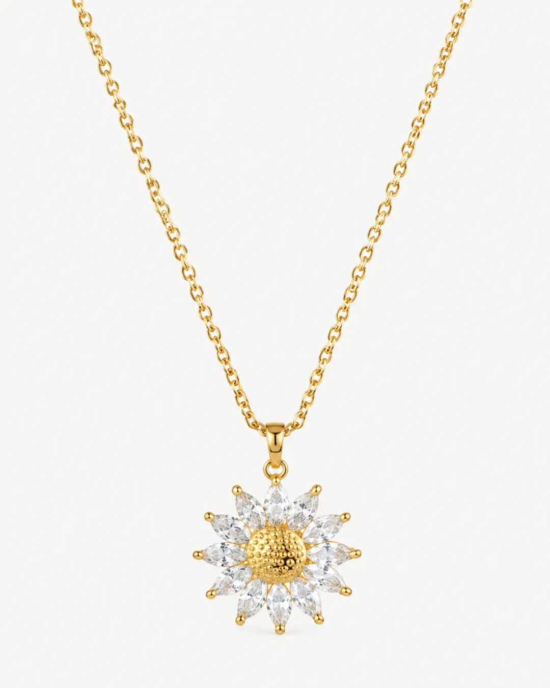 Solara Sunflower Pendant Necklace Radiance