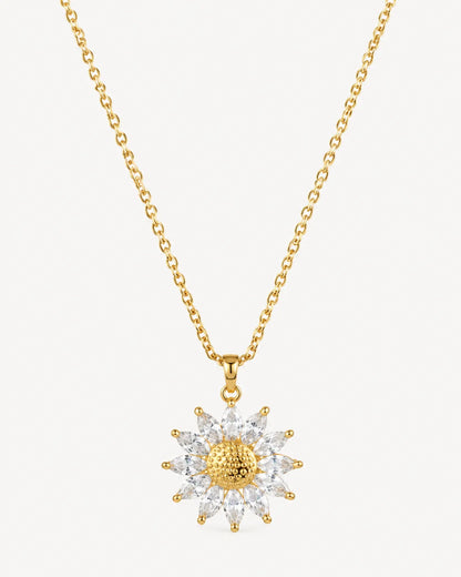 Solara Sunflower Pendant Necklace Radiance