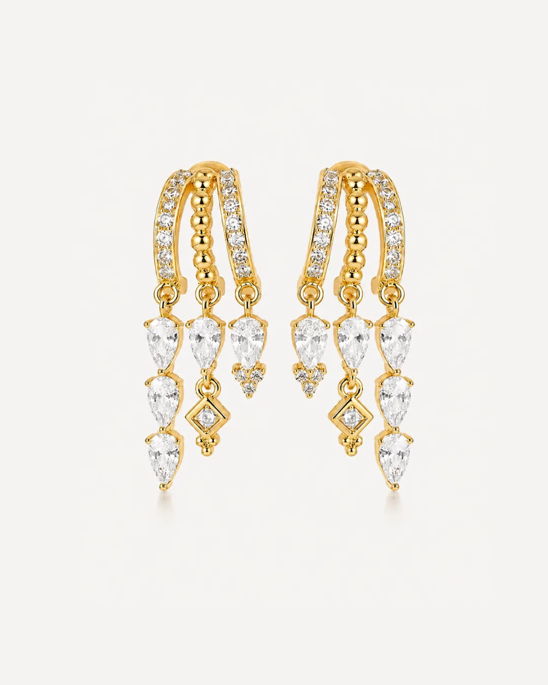 Celestine Crystal Illusion Earrings Radiance