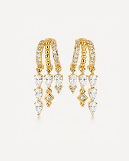 Celestine Crystal Illusion Earrings Radiance