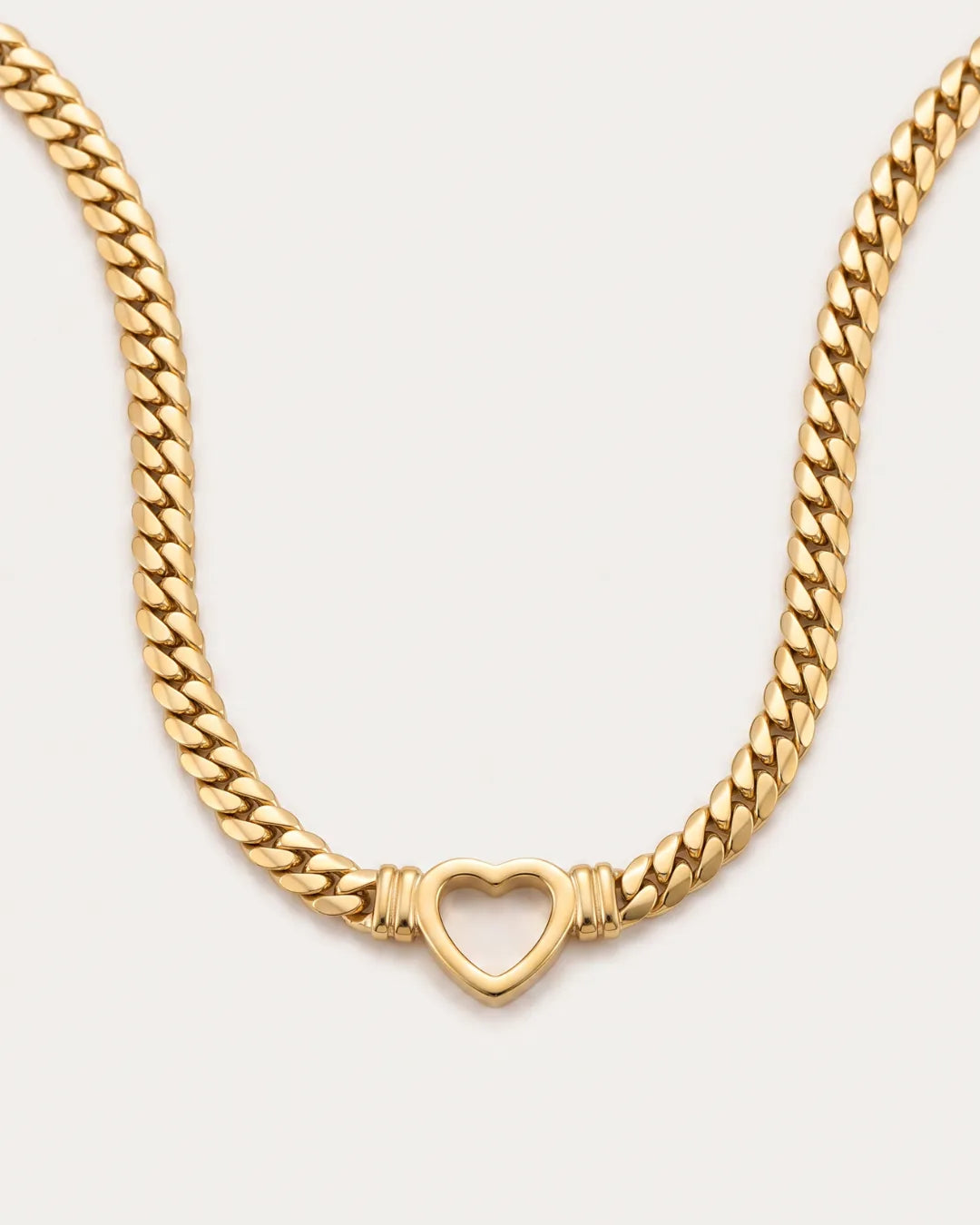 Valentina Heart Chain Necklace Amour