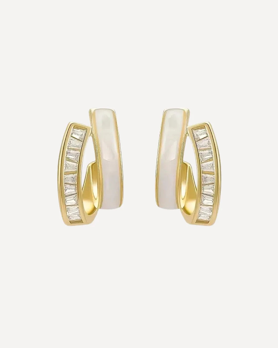 Marielle Double Hoop Earrings Luxe