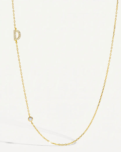 Isabeau Initial Necklace Signature