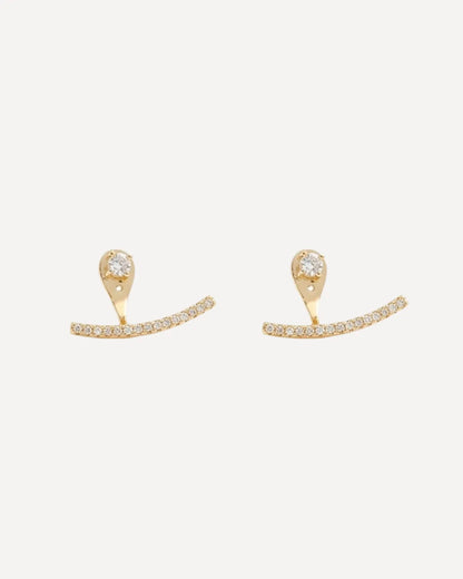 Nadine Crystal Stud Earrings Dainty