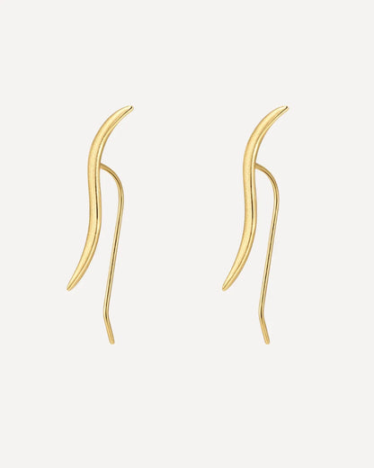 Genevieve Ear Climber Earrings Sleek