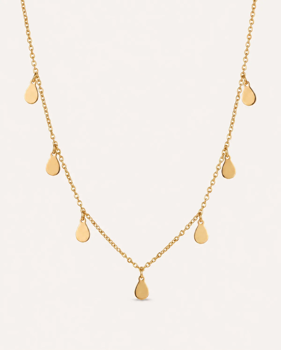 Aurelia Gold Teardrop Necklace Grace
