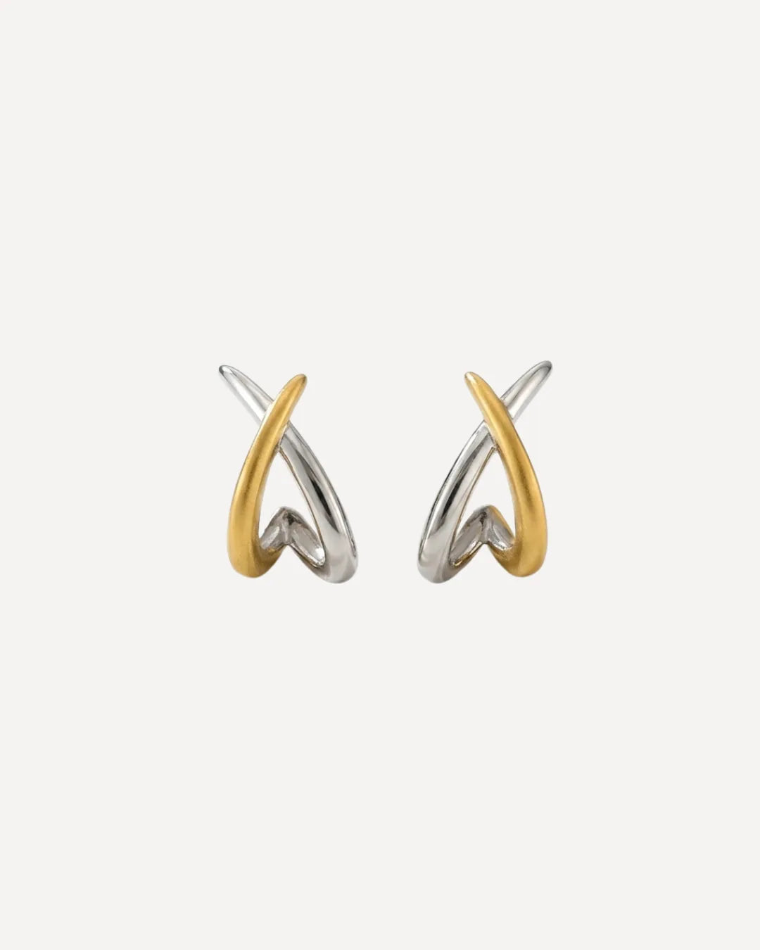 Juliette Two Tone Earrings Luxe
