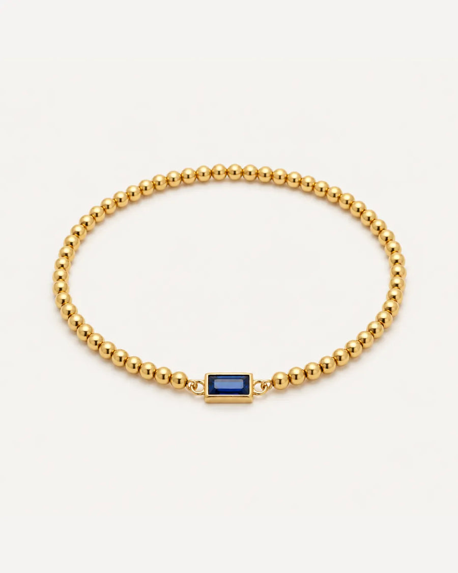 Sarah Gold Birthstone Bracelet
