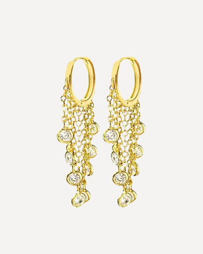 Diamant Chain Hoops