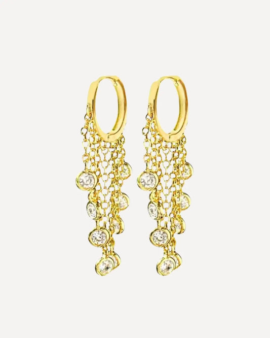 Diamant Chain Hoops