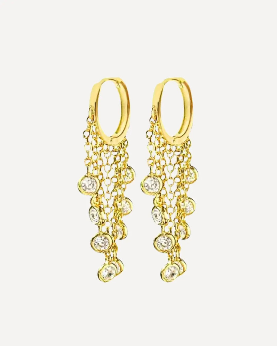 Diamant Chain Hoops