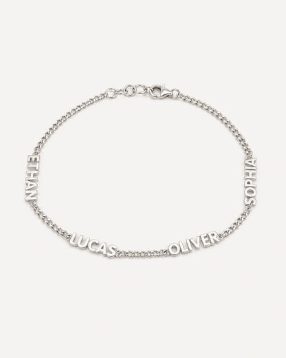 Valentina Personalized Multi-Name Bracelet Signature