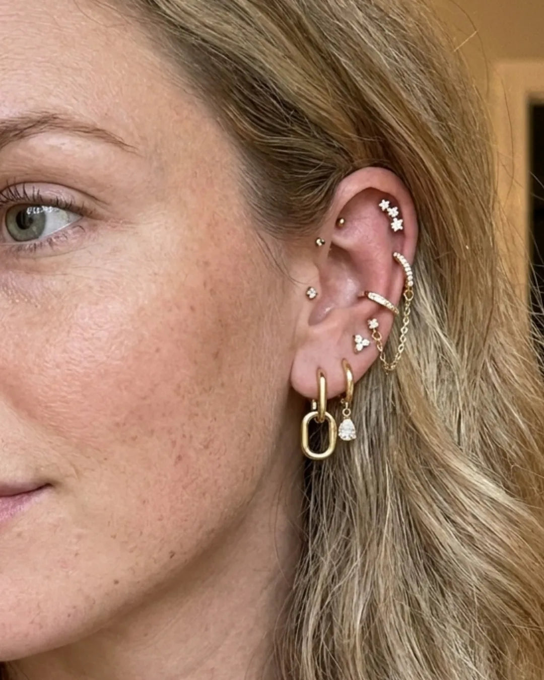 Camille Crystal Earring 8 Piece Set Sparkle