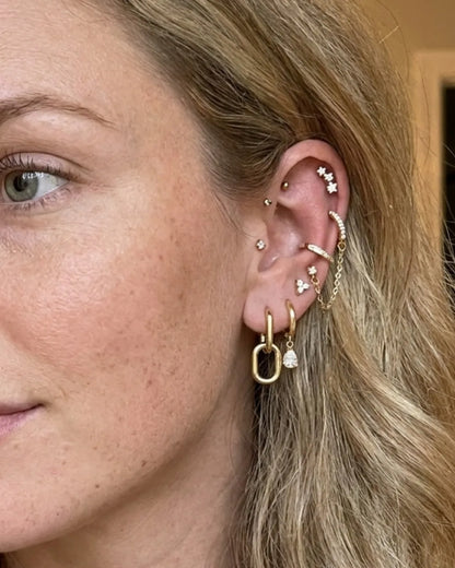 Camille Crystal Earring 8 Piece Set Sparkle