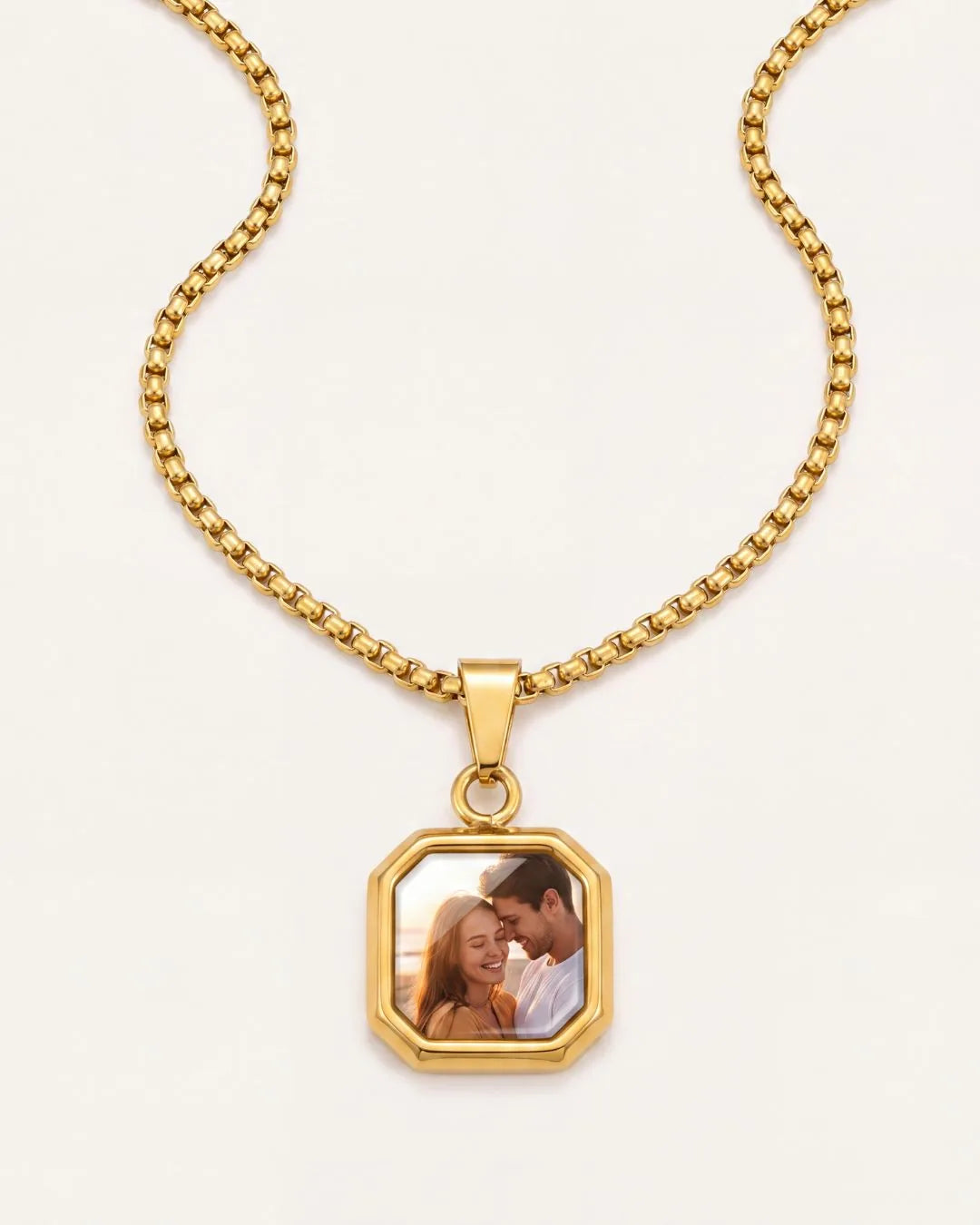 Evelina Custom Photo Necklace Cherish