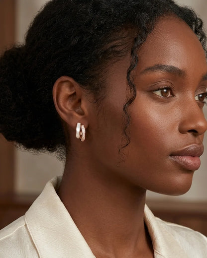 Marielle Double Hoop Earrings Luxe