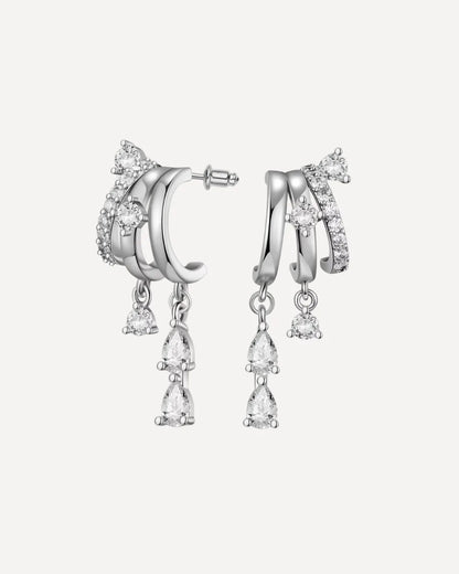 Odette Crystal Illusion Drop Earrings Radiance