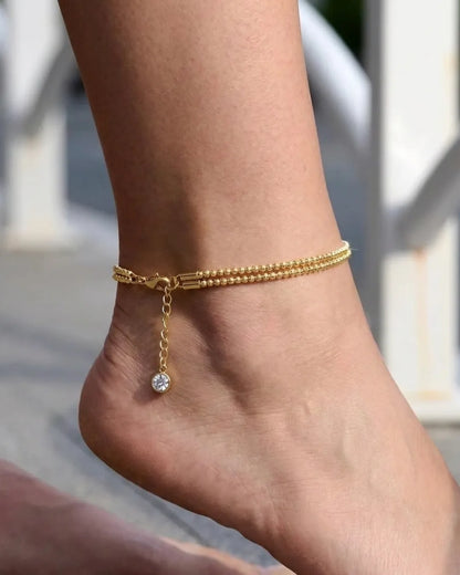 Elise Layered Anklet Luxe