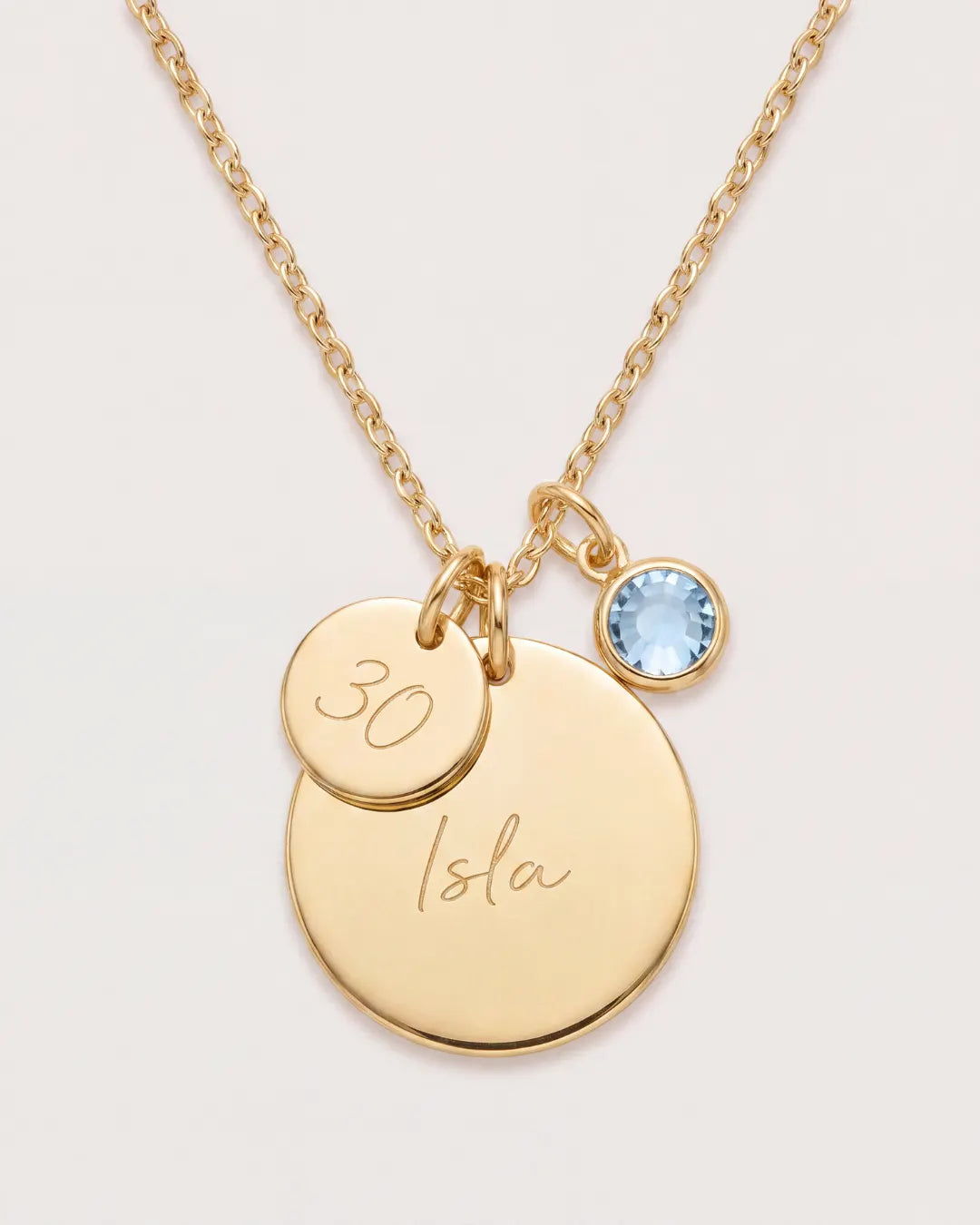 Evelina Personalized Birthstone Necklace Cherish