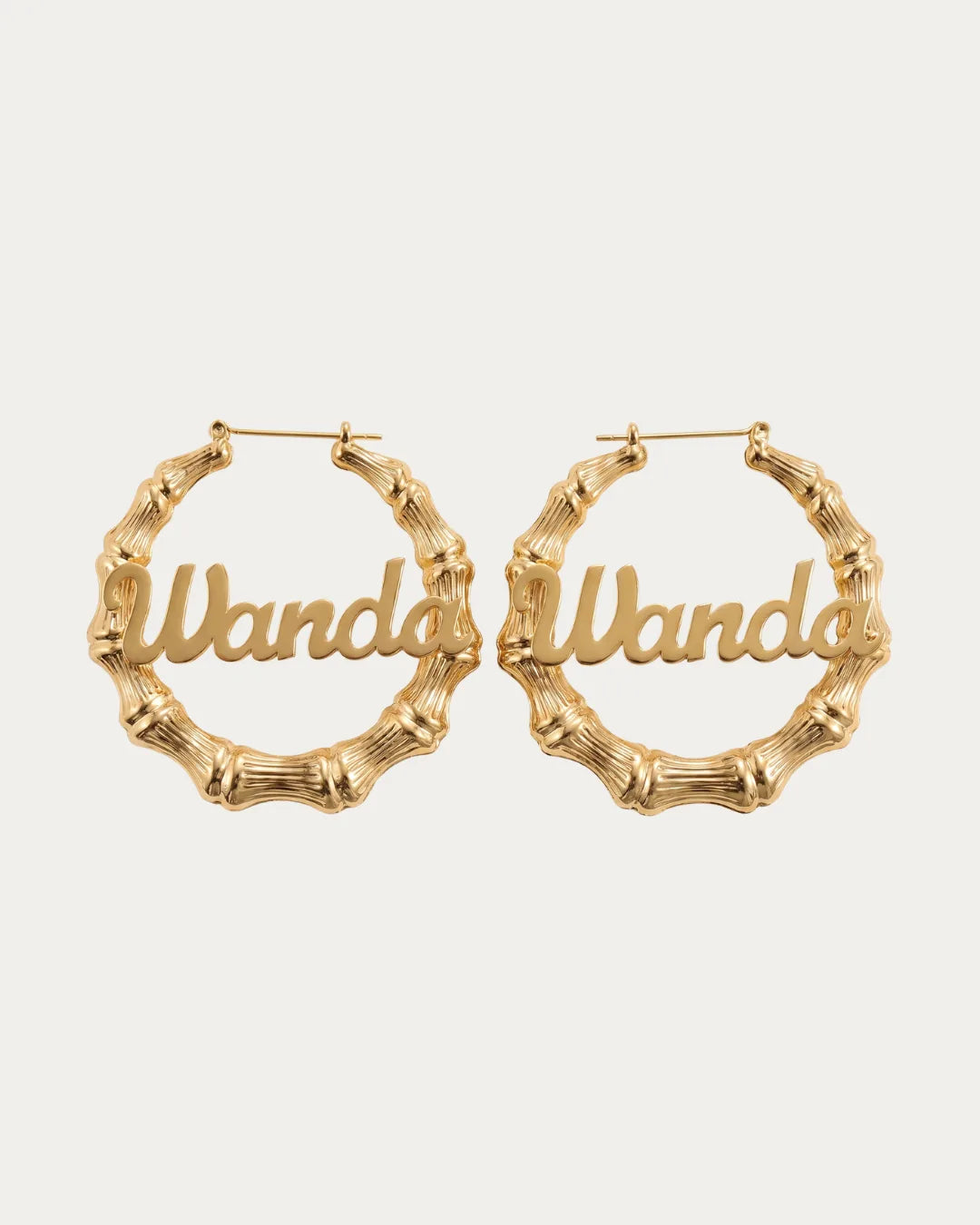 Anastasia Bamboo Hoop Earrings Iconic