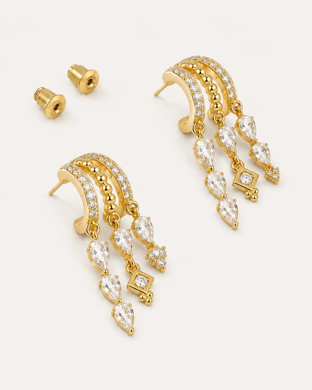Celestine Crystal Illusion Earrings Radiance